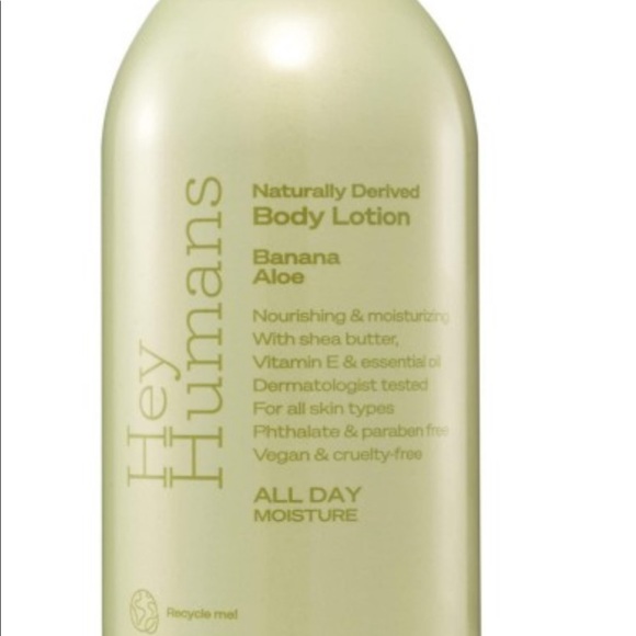 Hey Humans Body Lotion Banana Aloe, 14 oz - Picture 5 of 6